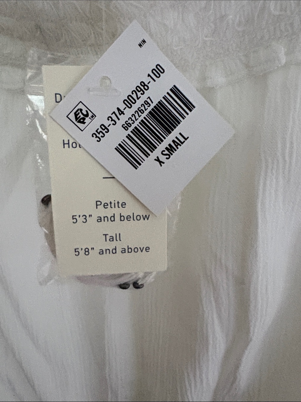 NEVER WORN Hollister White Strapless Drawstring Blouson Mini Dress - Picture 4 of 5